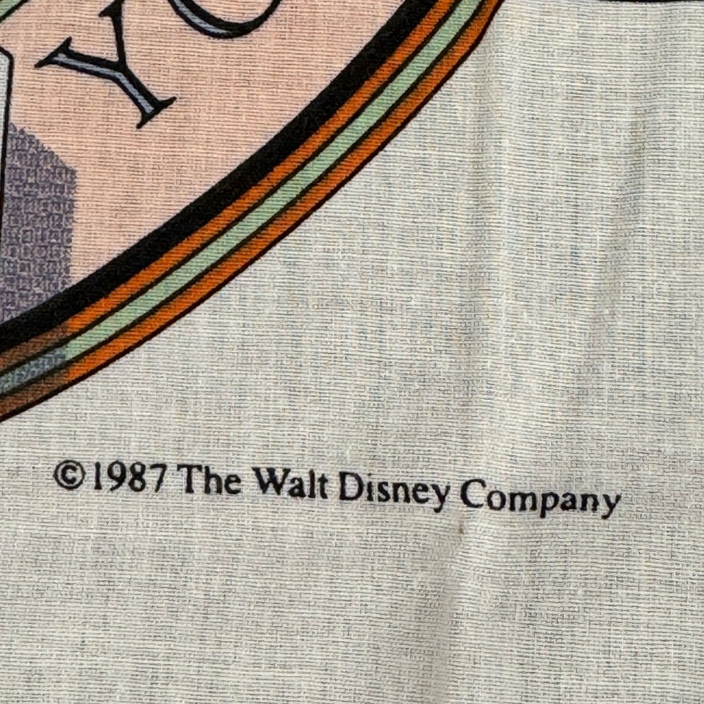 Vintage 1987 Walt Disney Mickey 60 Years With You Bandana Scarf - Picture 5 of 7